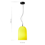 SL2001.423.01 Светильник подвесной ST-Luce Черный/Желтый E27 1*60W MILO — изображение 3