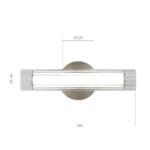 SL2010.121.01 Светильник настенный ST-Luce Никель/Белый, Прозрачный LED 1*7W 3000K/4000K ENFYS — изображение 9