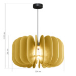 SL3004.413.01 Светильник подвесной ST-Luce Черный/Желтый E27 1*60W SENTITO — изображение 2