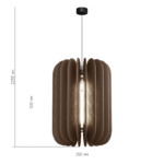 SL3004.453.01 Светильник подвесной ST-Luce Черный/Серый E27 1*60W SENTITO — изображение 2