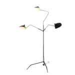 SL305.405.03 Торшер ST-Luce Черный/Черный, Белый E27 3*60W SPRUZZO — изображение 2