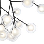 SL376.403.27 Светильник подвесной ST-Luce Черный/Прозрачный, Белый G4 LED 27*2W DEMELE — изображение 2