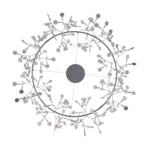 SL379.103.216 Люстра подвесная ST-Luce Серебристый/Белый LED 216*0,5W 3500K RAFINA — изображение 4