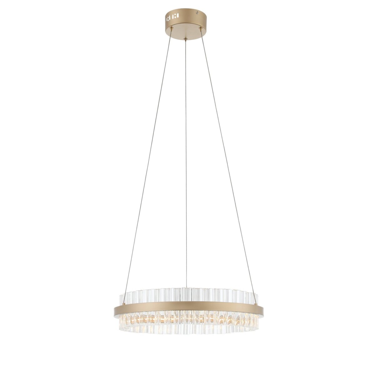 SL383.203.01 Светильник подвесной ST-Luce Золотистый/Золотистый, Прозрачный LED 1*34W 3000K CHERIO — изображение 1