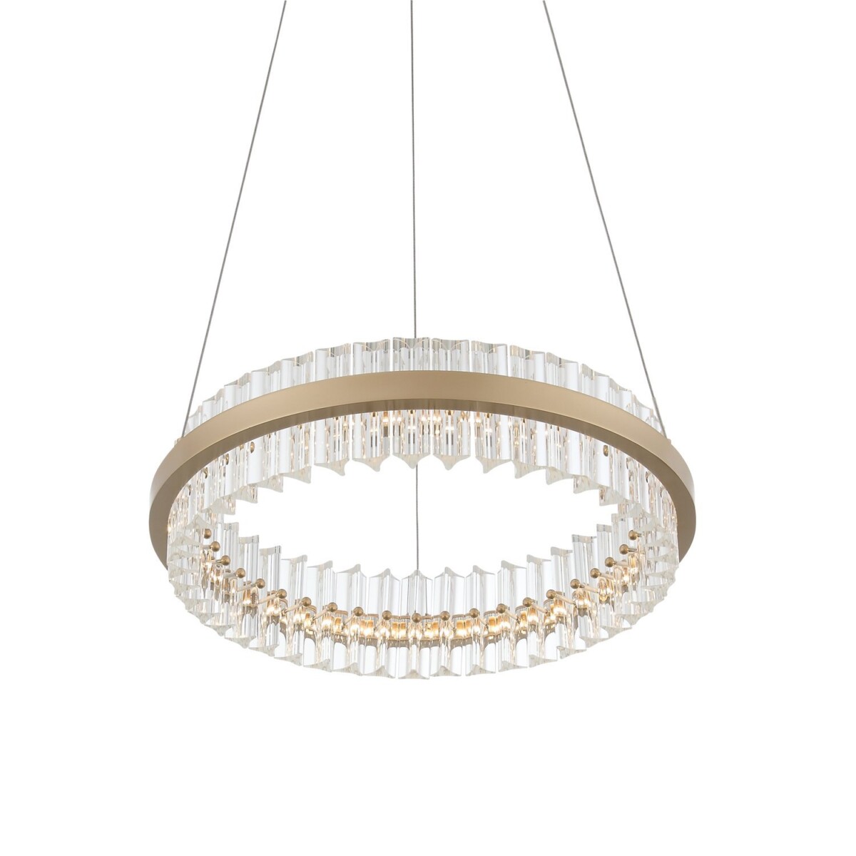 SL383.203.01 Светильник подвесной ST-Luce Золотистый/Золотистый, Прозрачный LED 1*34W 3000K CHERIO — изображение 2