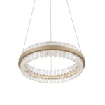 SL383.203.01 Светильник подвесной ST-Luce Золотистый/Золотистый, Прозрачный LED 1*34W 3000K CHERIO — изображение 2