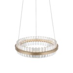 SL383.203.01 Светильник подвесной ST-Luce Золотистый/Золотистый, Прозрачный LED 1*34W 3000K CHERIO — изображение 3