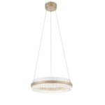 SL383.203.01 Светильник подвесной ST-Luce Золотистый/Золотистый, Прозрачный LED 1*34W 3000K CHERIO — изображение 4