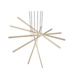 SL394.223.06 Светильник подвесной ST-Luce Матовое золото/Белый LED 6*16,6W 4000K BASONI — изображение 2