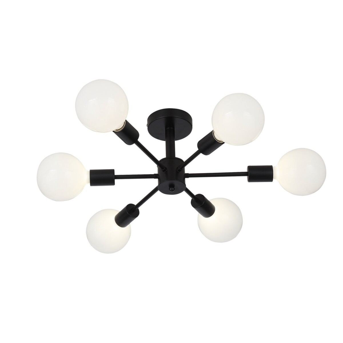 SL419.402.06 Светильник потолочный Черный E27 6*60W ANO — изображение 1