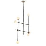 SL429.403.06 Светильник потолочный ST-Luce Черный, Золото/Белый G9 6*5W BASTONCINO — изображение 2