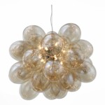 SL432.203.12 Люстра подвесная ST-Luce Хром/Коньячный G9 12*5W SOSPIRO — изображение 2