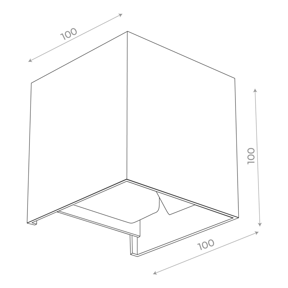 SL560.401.02 Светильник уличный настенный ST-Luce Черный/Черный LED 2*3W 4000K STAFFA — изображение 4