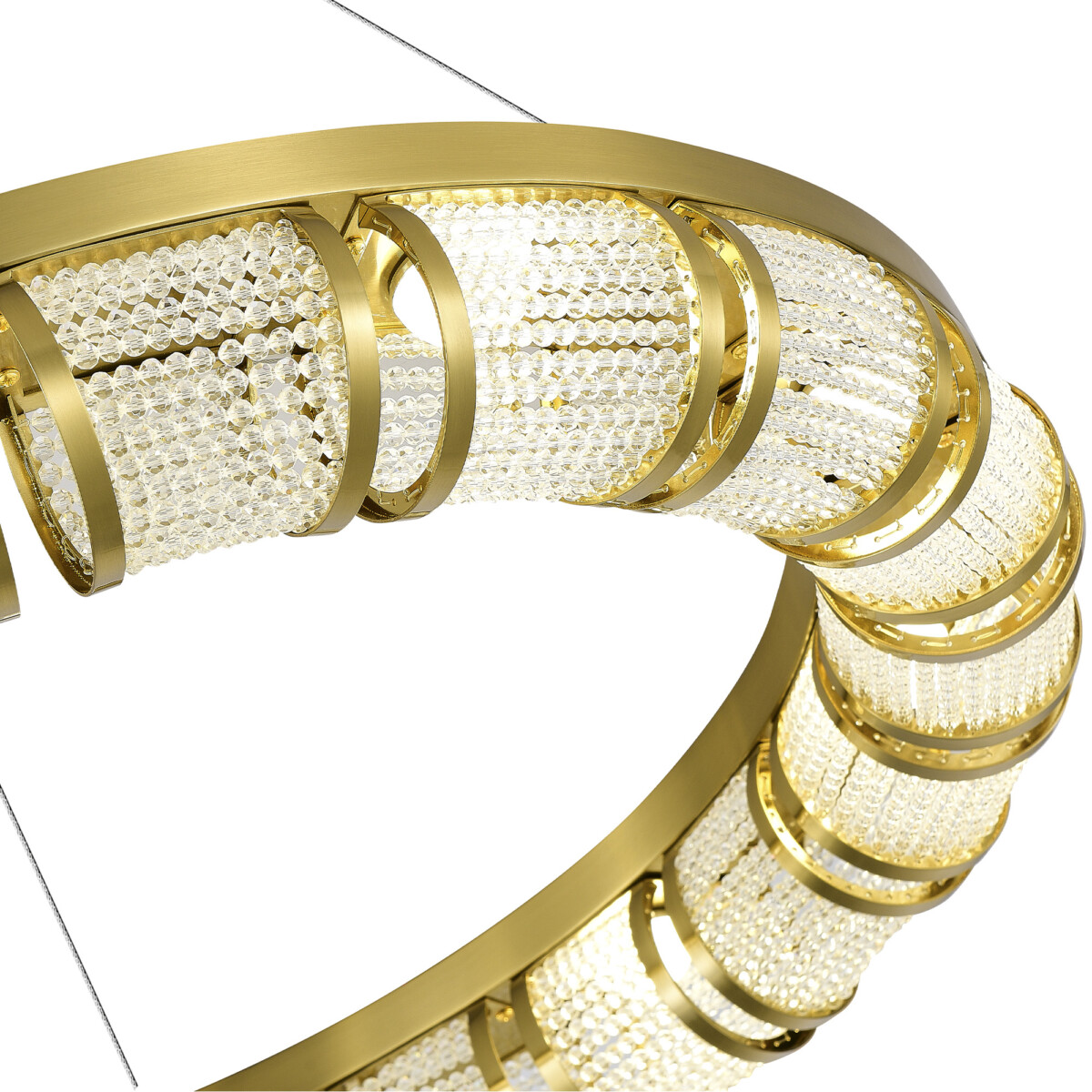 SL6011.303.01 Светильник подвесной ST-Luce Латунь/Прозрачный LED 1*50W ESME — изображение 6