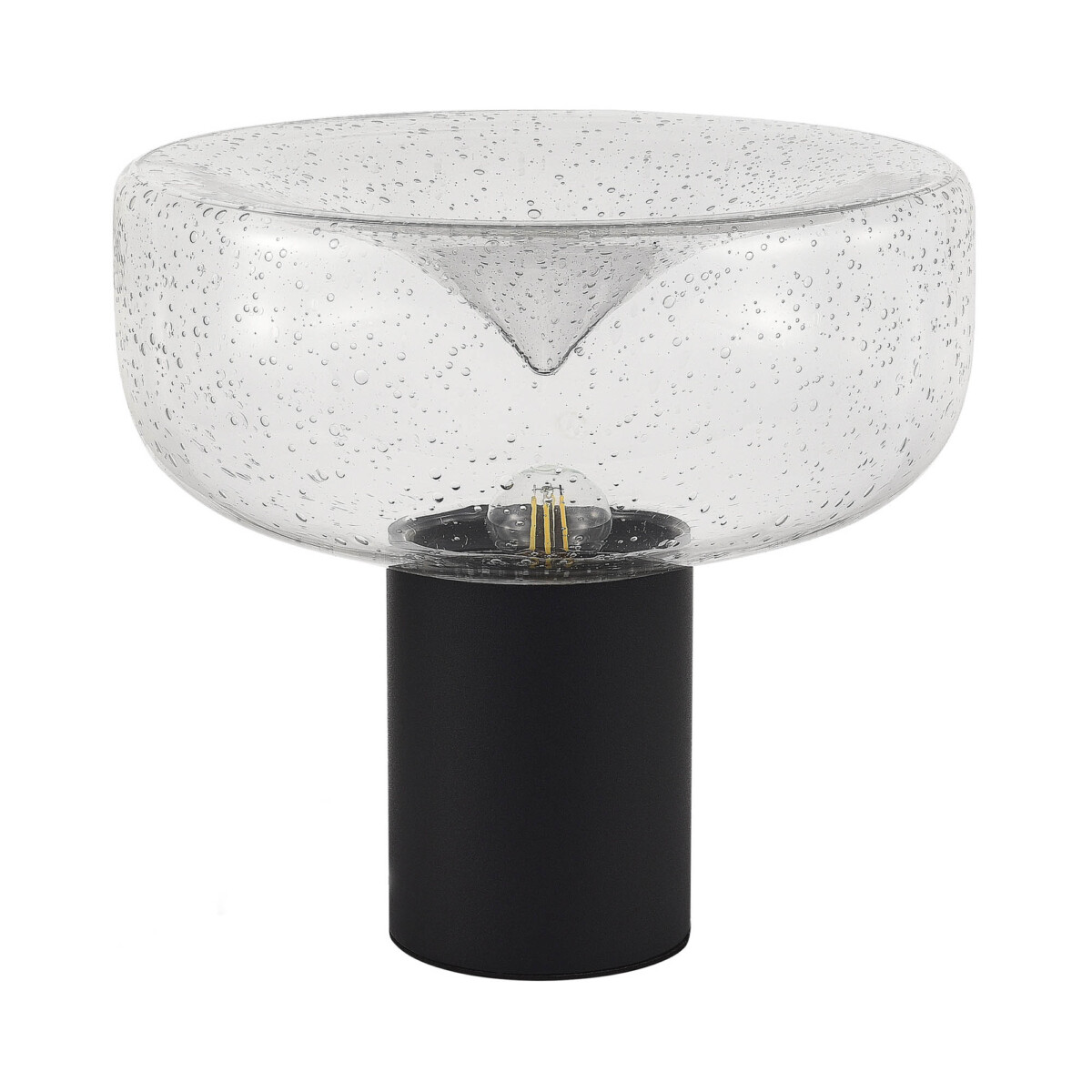 SL6014.424.01 Прикроватная лампа ST-Luce Черный/С пузырьками воздуха E27 1*40W RIPPLE — изображение 2