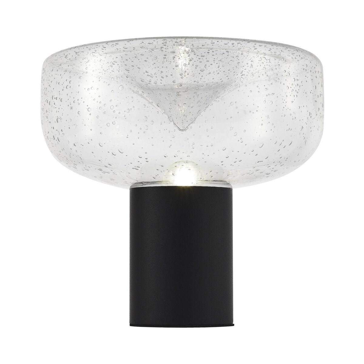 SL6014.424.01 Прикроватная лампа ST-Luce Черный/С пузырьками воздуха E27 1*40W RIPPLE — изображение 4