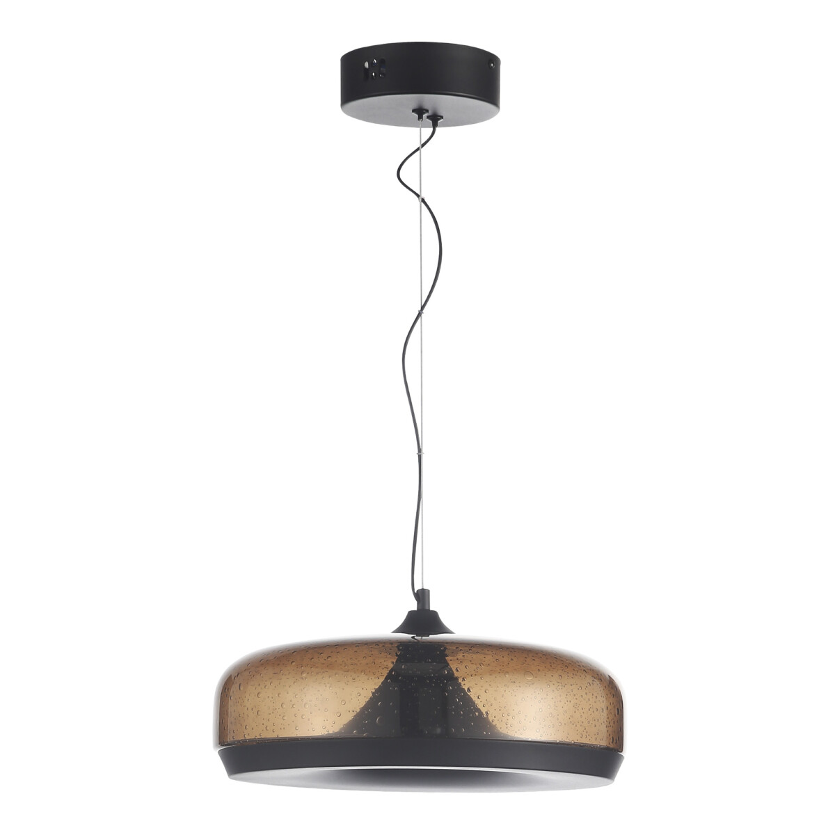 SL6014.603.01 Светильник подвесной ST-Luce Черный/Коричневый, с пузырьками LED 1*42W 3000K RIPPLE — изображение 2