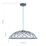 SL6016.703.01 Светильник подвесной ST-Luce Синий/Синий LED 1*20W 3000K BOUND — изображение 8