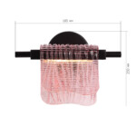 SL6021.401.06 Светильник настенный ST-Luce черный/розовый LED 1*6W 3000K VOILE — изображение 6