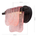 SL6021.401.06 Светильник настенный ST-Luce черный/розовый LED 1*6W 3000K VOILE — изображение 7