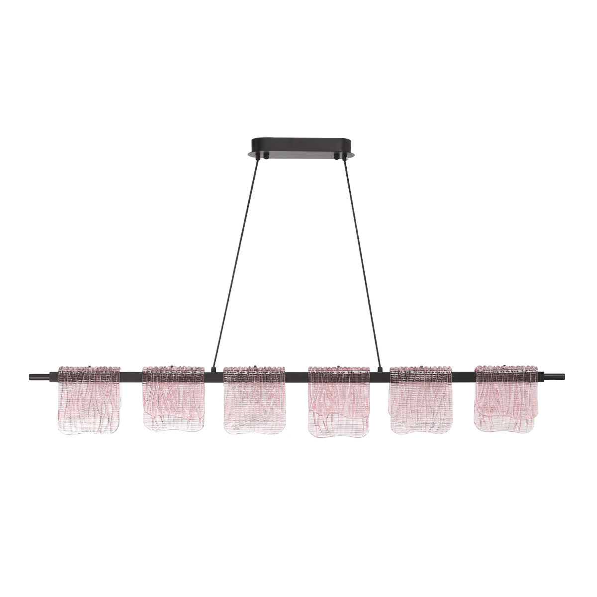 SL6021.403.36 Светильник подвесной ST-Luce черный/розовый LED 1*36W 3000K VOILE — изображение 1