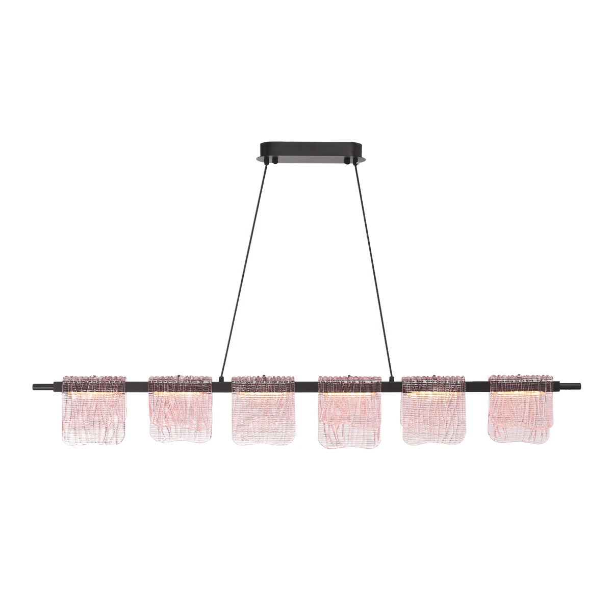 SL6021.403.36 Светильник подвесной ST-Luce черный/розовый LED 1*36W 3000K VOILE — изображение 4