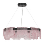 SL6021.403.54 Светильник подвесной ST-Luce черный/розовый LED 1*54W 3000K VOILE