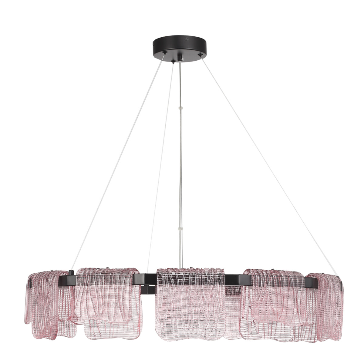 SL6021.403.66_01W SL6021.403.66 Светильник подвесной ST-Luce черный/розовый LED 1*66W 3000K VOILE — изображение 1