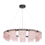 SL6021.403.66 Светильник подвесной ST-Luce черный/розовый LED 1*66W 3000K VOILE — изображение 2