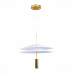 SL6101.203.01 Люстра подвесная ST-Luce Золотистый/Белый LED 1*10W 3000K ISOLA — изображение 2