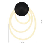 SL6102.411.30 Светильник настенный ST-Luce Черный/Белый LED 1*30W 3000K SAGRATO — изображение 3