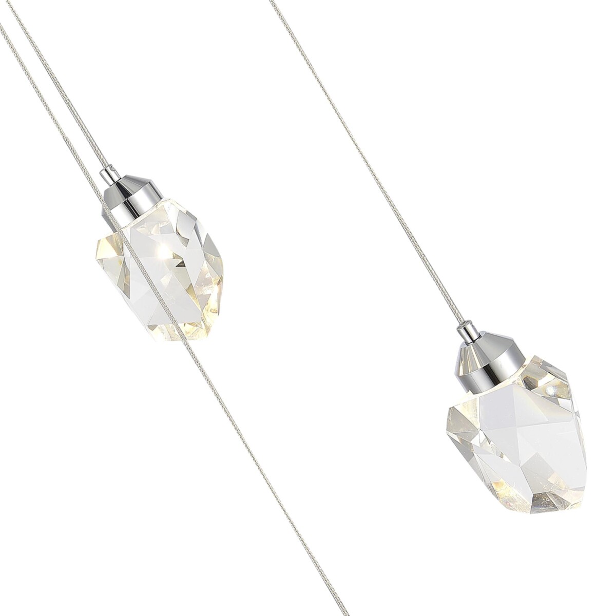 SL6114.103.06 Светильник подвесной ST-Luce Хром/Прозрачный LED 6*3W 3000K CASCATO — изображение 3