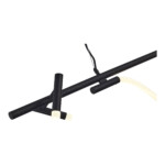 SL6118.403.03 Светильник подвесной ST-Luce Черный/Черный LED 2+1*3+11W 4000K MARLOW — изображение 4