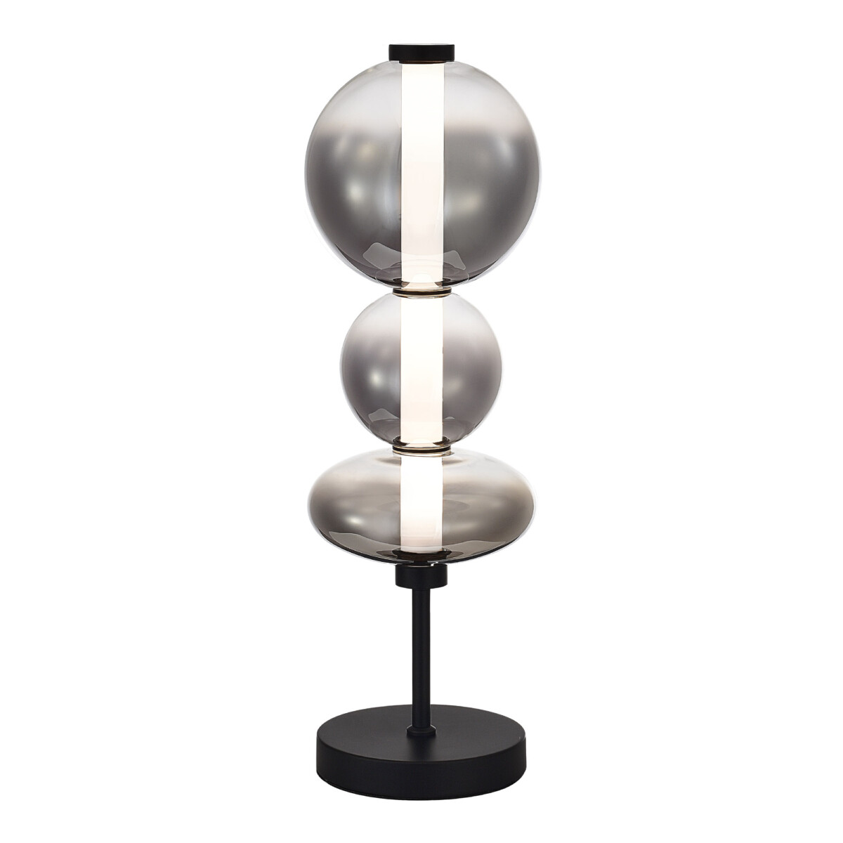 SL6119.404.18 Прикроватная лампа ST-Luce Черный/Дымчато-Серый LED 1*18W 3000K PERLINA — изображение 1