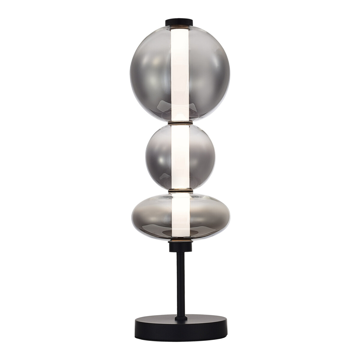 SL6119.404.18 Прикроватная лампа ST-Luce Черный/Дымчато-Серый LED 1*18W 3000K PERLINA — изображение 3