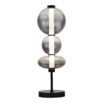 SL6119.404.18 Прикроватная лампа ST-Luce Черный/Дымчато-Серый LED 1*18W 3000K PERLINA — изображение 3