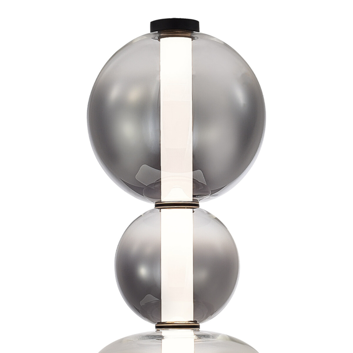 SL6119.404.18 Прикроватная лампа ST-Luce Черный/Дымчато-Серый LED 1*18W 3000K PERLINA — изображение 4