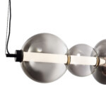 SL6119.413.40 Светильник подвесной ST-Luce Черный/Дымчато-Серый LED 1*40W 3000K PERLINA — изображение 4