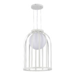SL6129.503.01 Светильник подвесной ST-Luce Белый/Белый E27 1*60W NORDIC — изображение 2