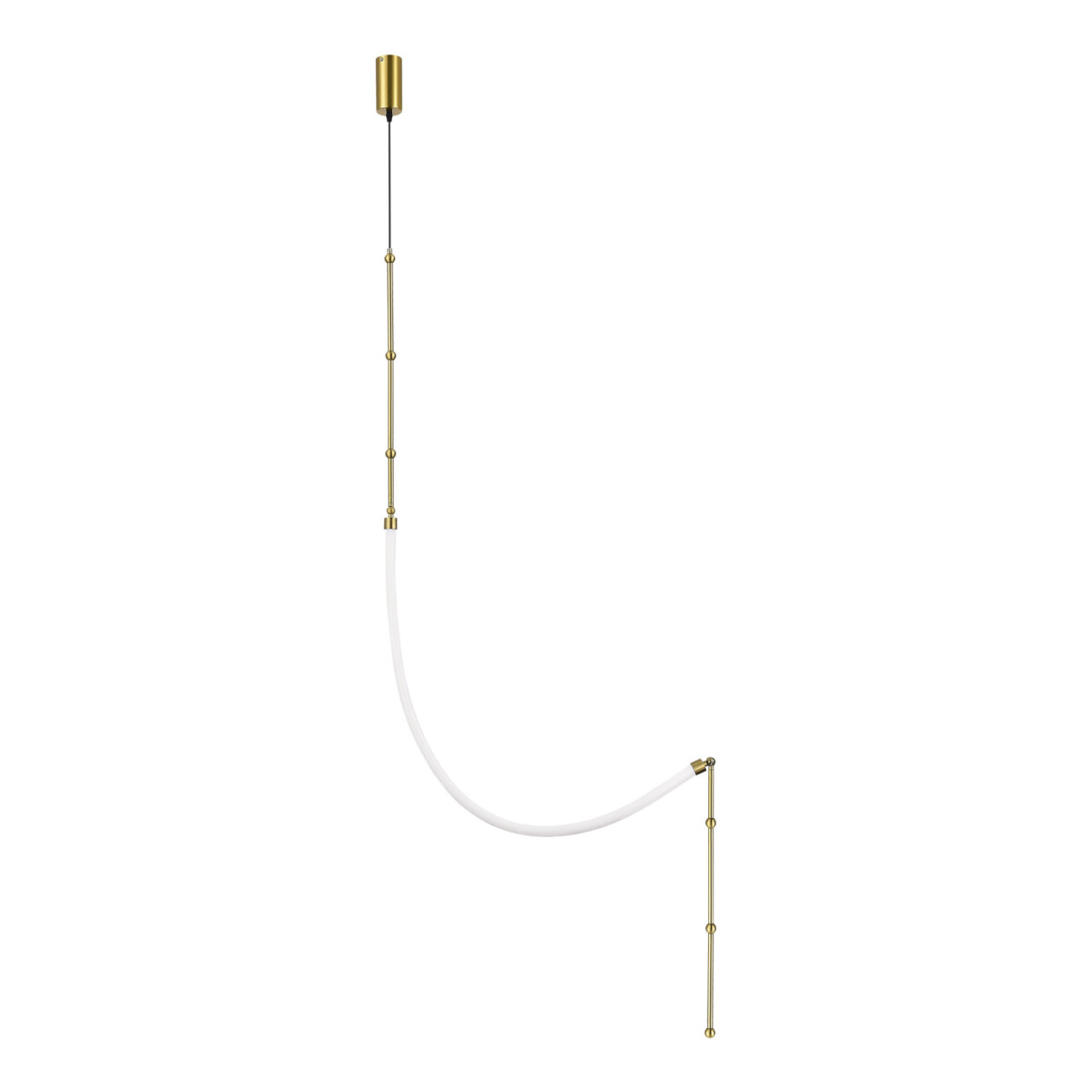 SL6132.301.20 Светильник настенно-потолочный ST-Luce Латунь/Белый LED 1*20W 3000K STRAP — изображение 1