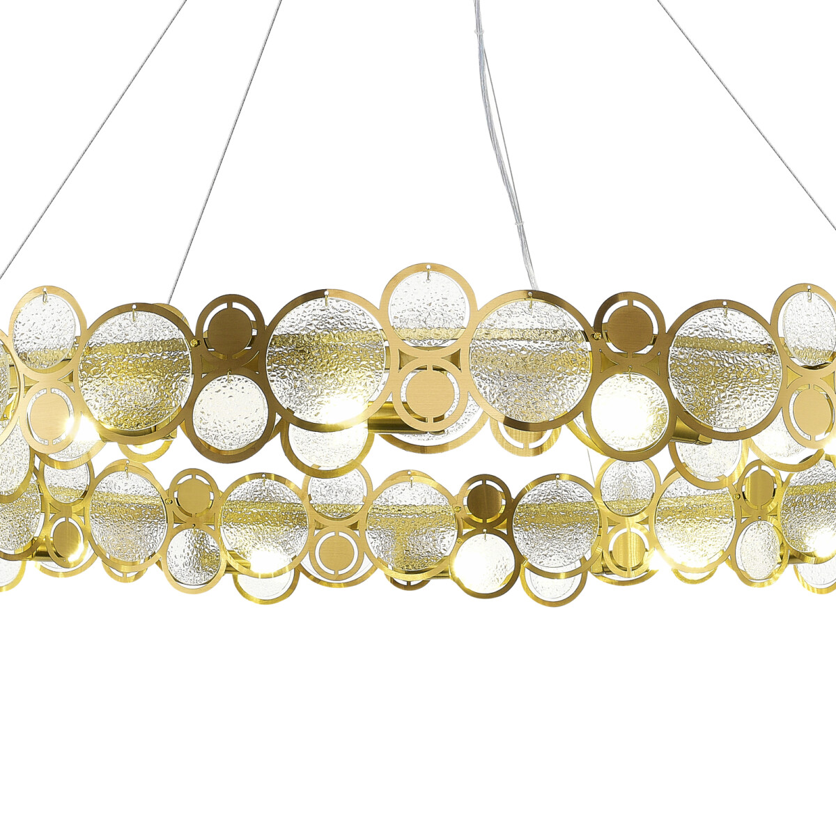 SL6133.303.16 Светильник подвесной ST-Luce Латунь/Прозрачный G9 16*5W 4000K SWATCH — изображение 3