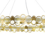 SL6133.303.16 Светильник подвесной ST-Luce Латунь/Прозрачный G9 16*5W 4000K SWATCH — изображение 3