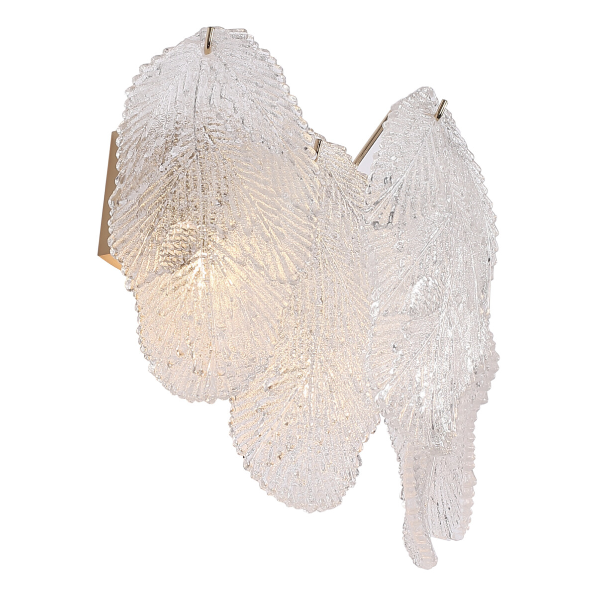 SL6135.201.02 Светильник настенный ST-Luce золотистый/прозрачный, янтарный G9LED 2*5W LIGHTSOME — изображение 3