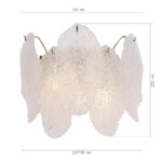 SL6135.201.02 Светильник настенный ST-Luce золотистый/прозрачный, янтарный G9LED 2*5W LIGHTSOME — изображение 5