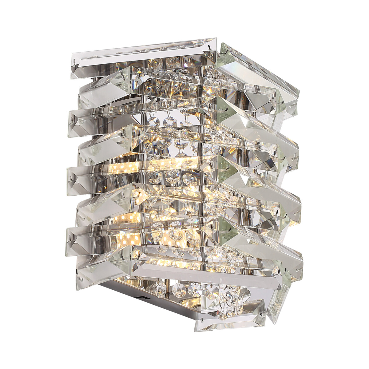 SL6137.101.02 Светильник настенный ST-Luce никель/прозрачный E14 2*40W STROZZI — изображение 3