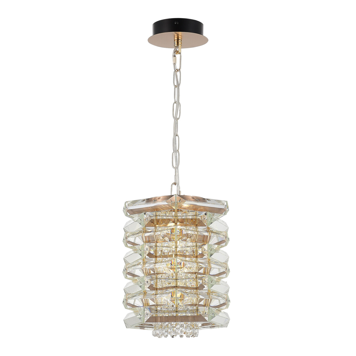 SL6137.203.01 Светильник подвесной ST-Luce медь/прозрачный E14 1*40W STROZZI — изображение 1