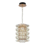 SL6137.203.01 Светильник подвесной ST-Luce медь/прозрачный E14 1*40W STROZZI — изображение 3