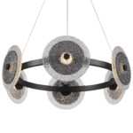 SL6142.433.01 Светильник подвесной ST-Luce черный/дымчатый LED 1*34W 4000K ALUMNO — изображение 3