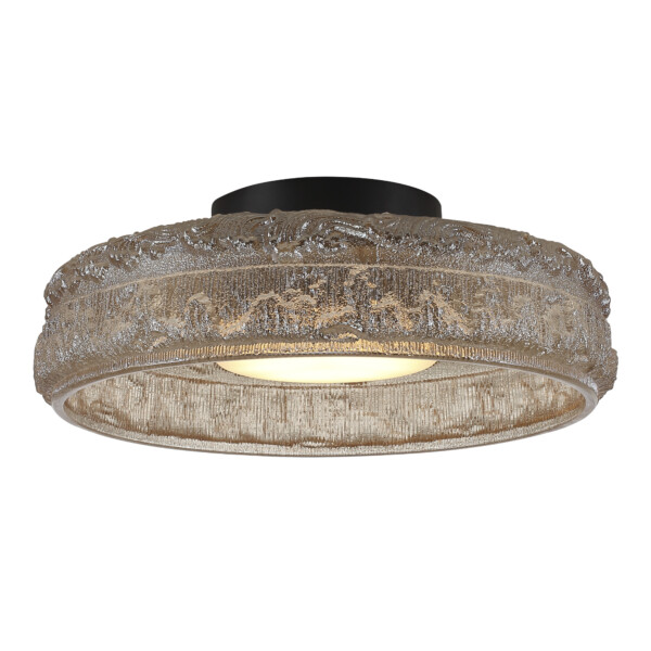 SL6143.422.01 Светильник потолочный ST-Luce черный/шампань LED 1*15W 4000K ANTIKE