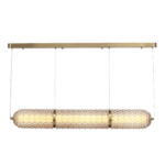 SL6144.313.01 Светильник подвесной ST-Luce латунь/Шампань LED 1*37W 4000K SAGUARO